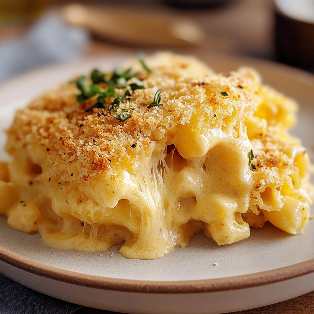 Recipe preparation for Baked Mac and Cheese Recipe 