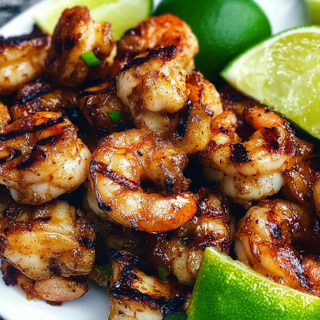 Recipe preparation for Margarita Grilled Shrimp Skewers