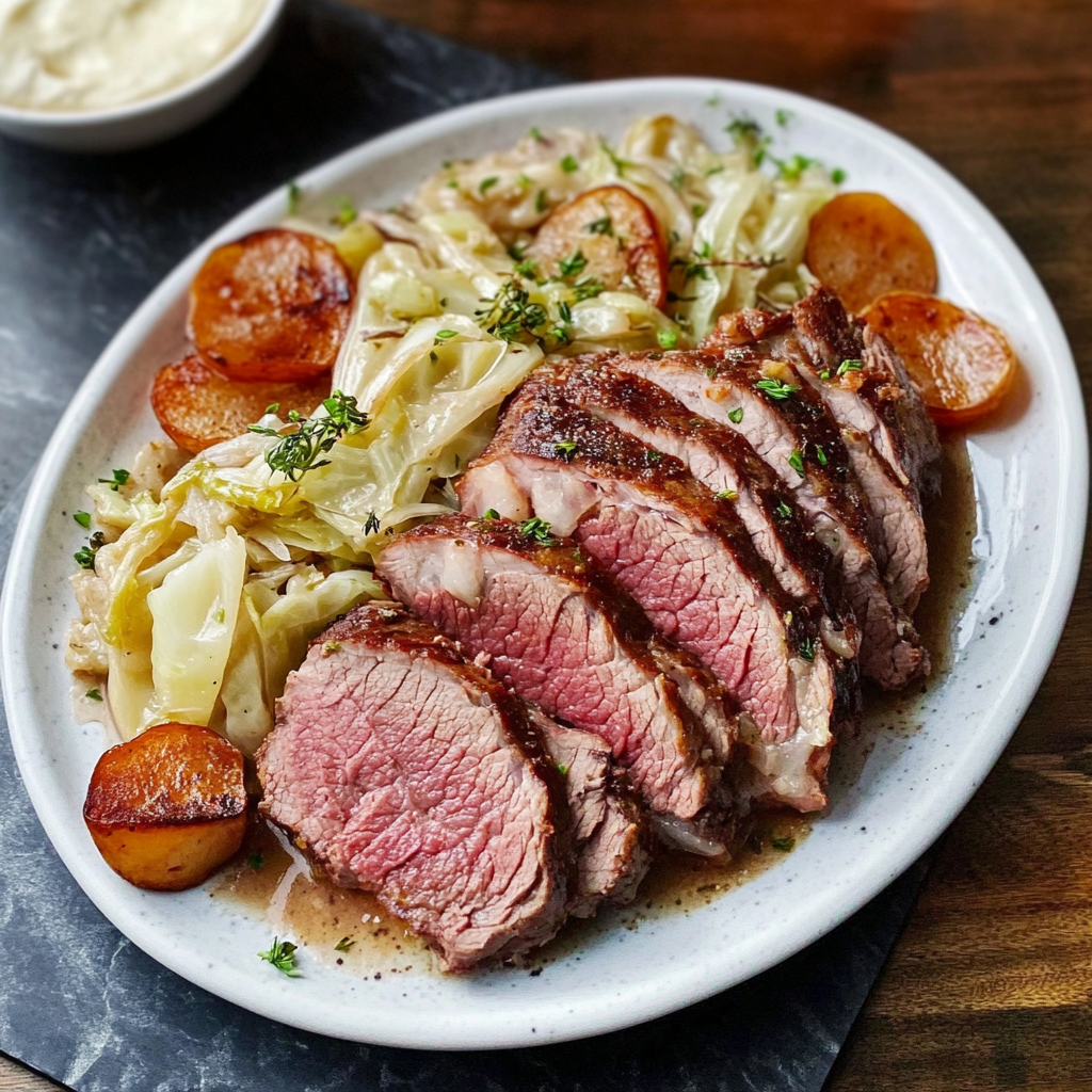 Recipe preparation for corned-beef-and-cabbage-recipe
