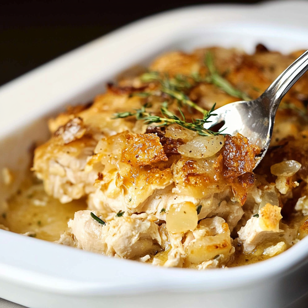 Recipe preparation for Million Dollar Chicken Casserole Recipe