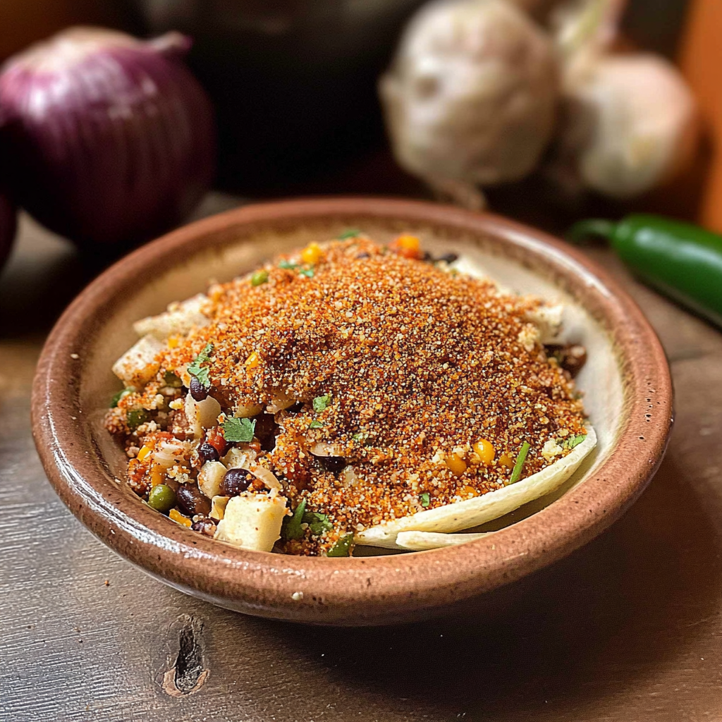 Recipe preparation for taco seasoning recipe