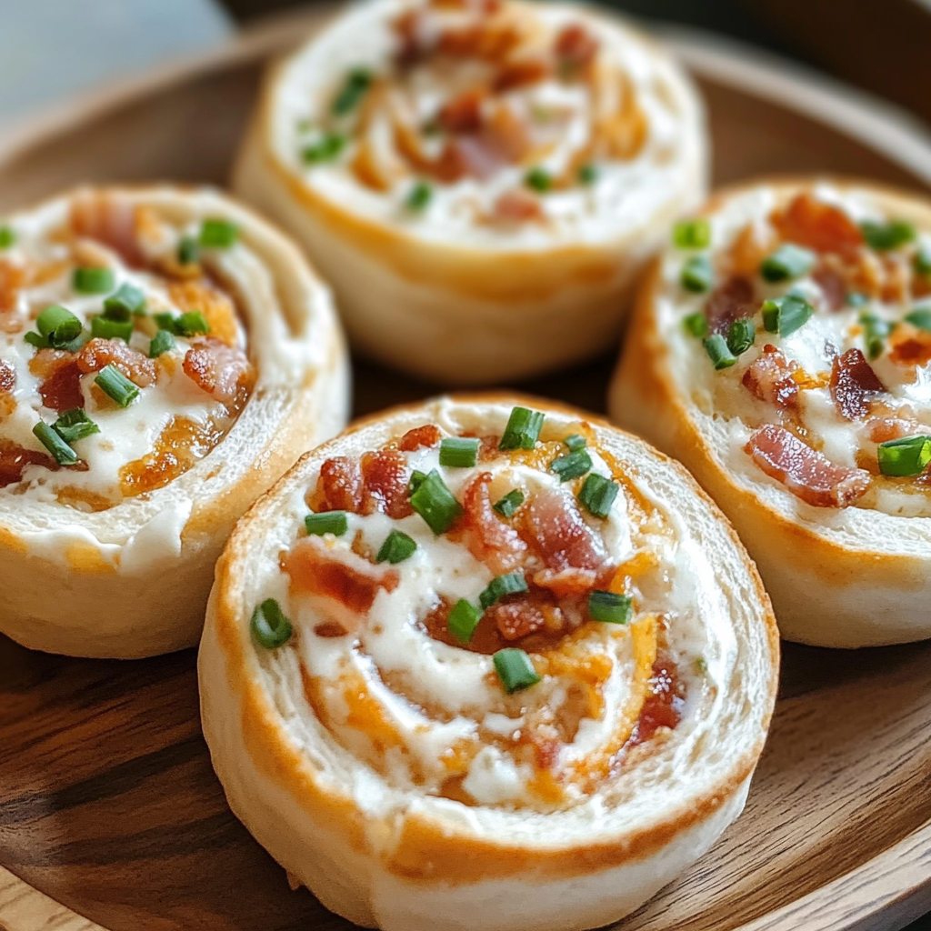 Recipe preparation for Cheddar Bacon Ranch Pinwheels
