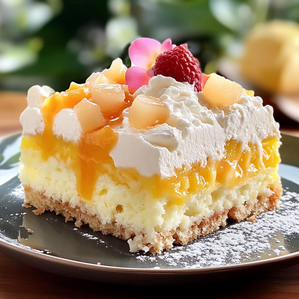 Recipe preparation for Hawaiian Poke Cake