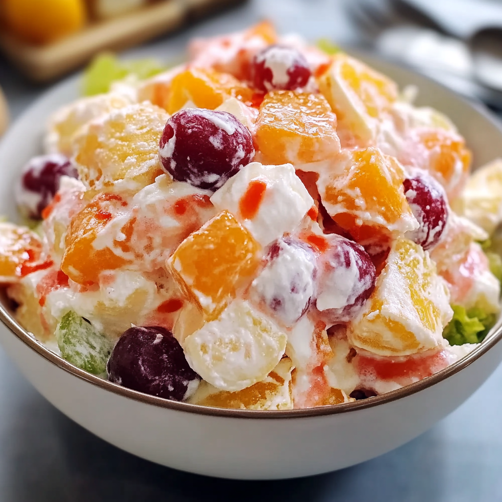 Recipe preparation for 5 Cup Salad