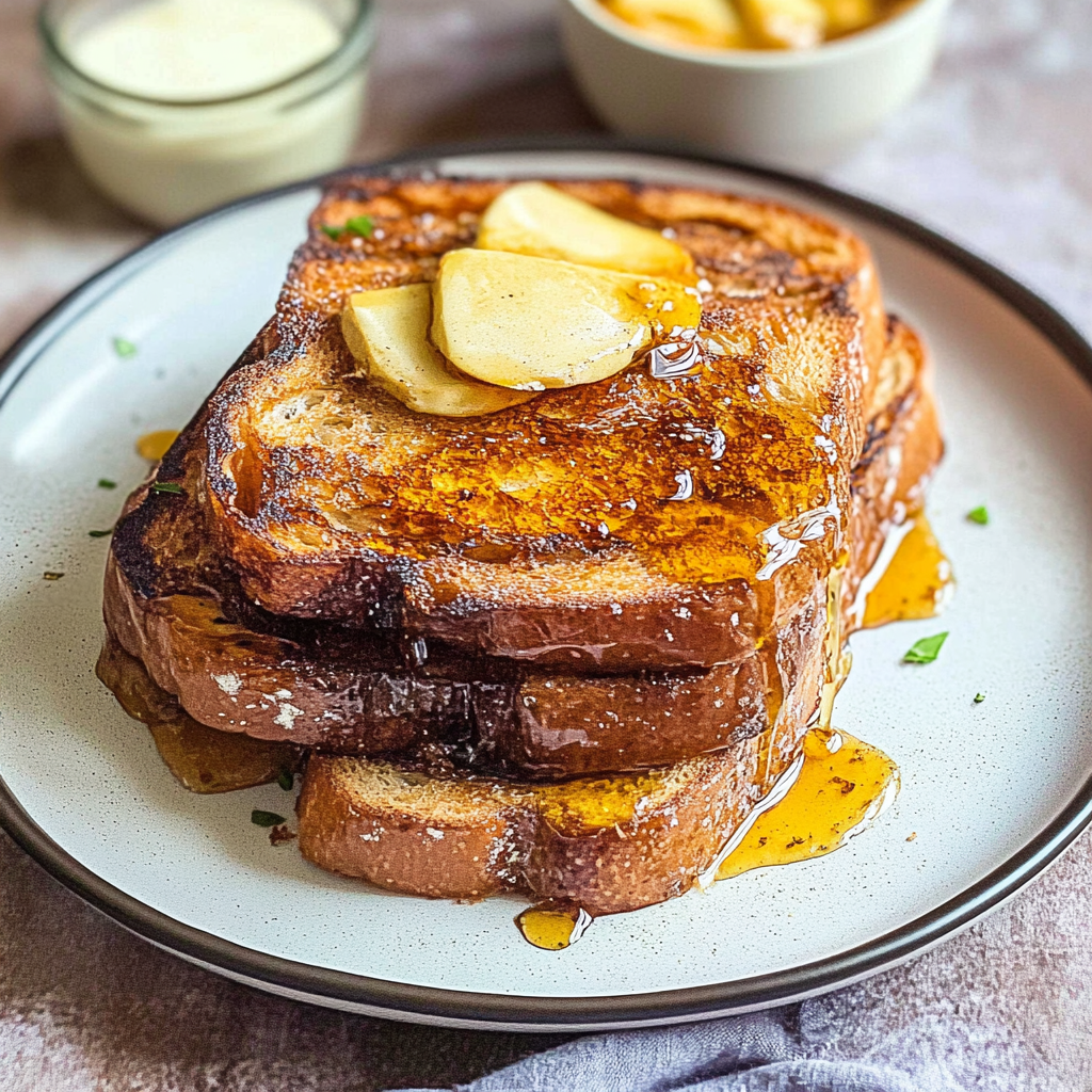 Recipe preparation for Texas Toast French Dips
