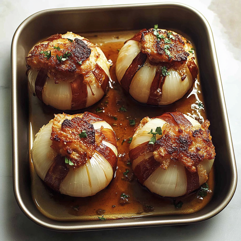 Recipe preparation for Onion Bombs