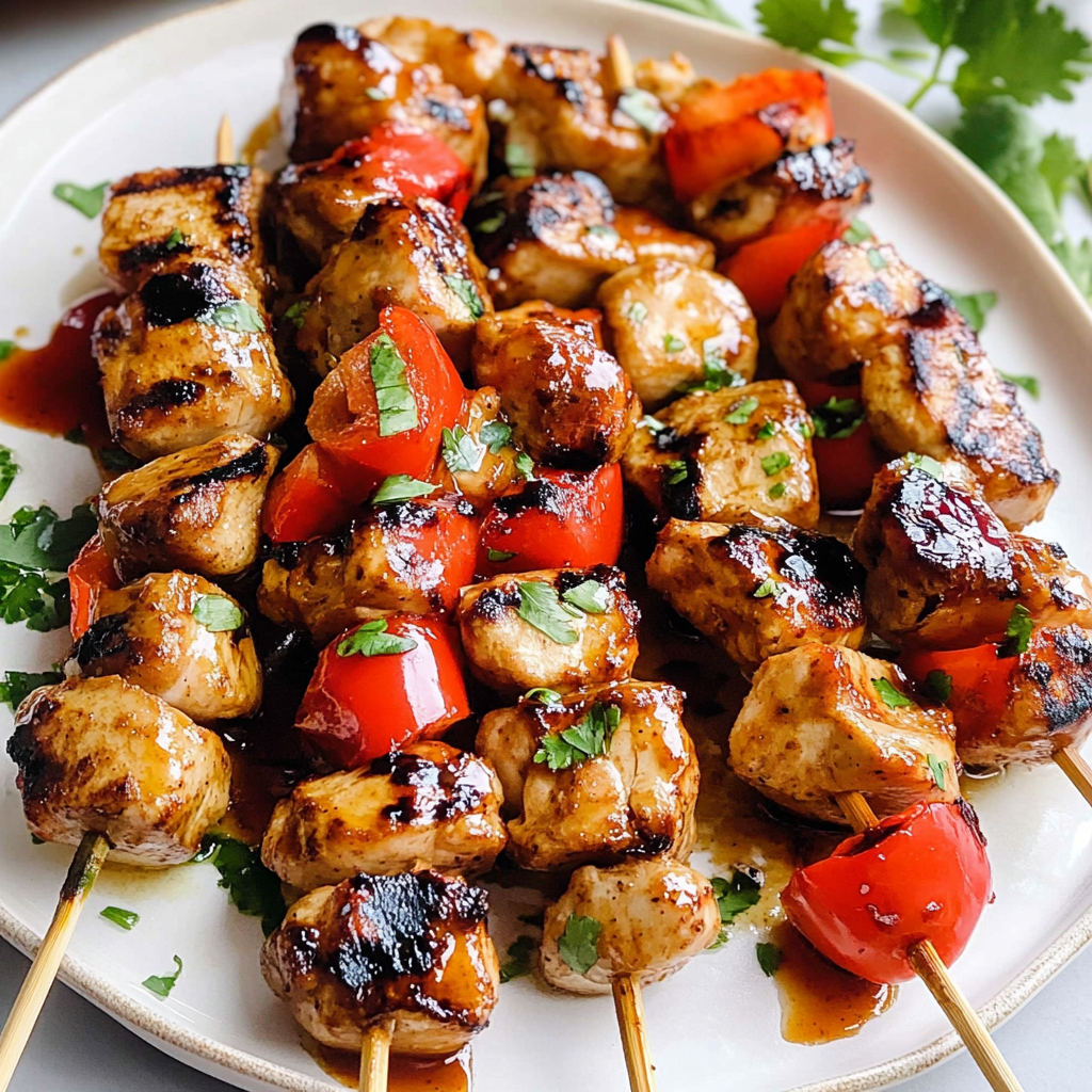 Recipe preparation for Chicken Skewers
