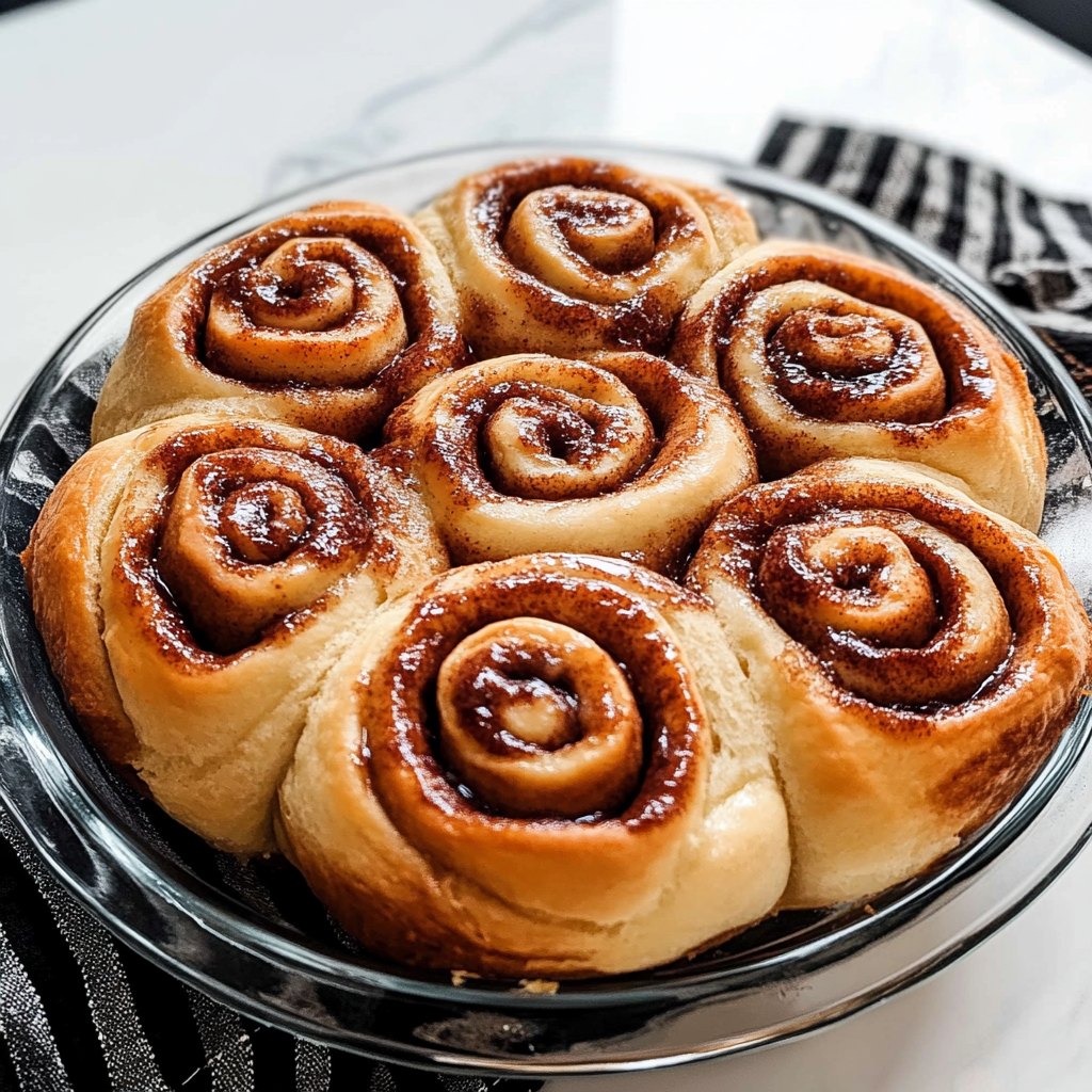 Recipe preparation for Easy Cinnamon Rolls