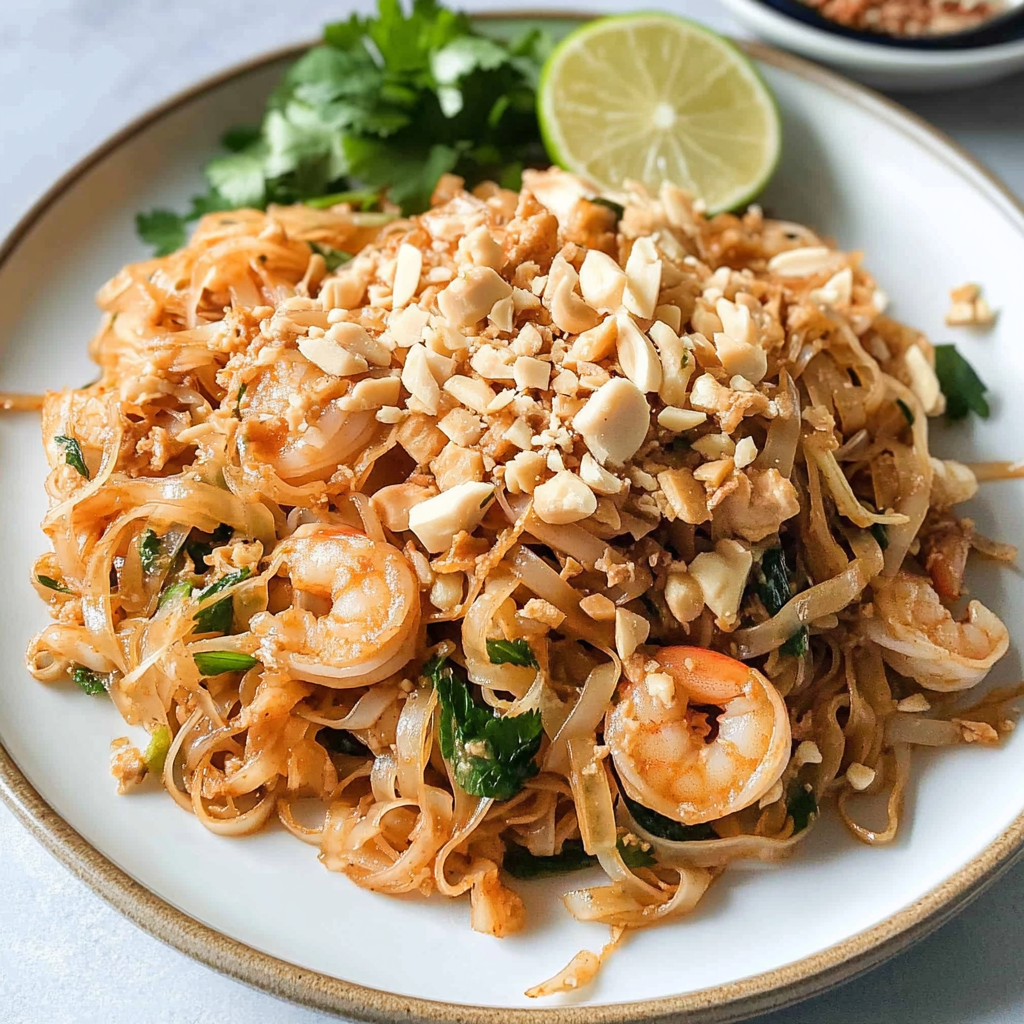 Recipe preparation for Traditional Turkey Thai Pad Thai