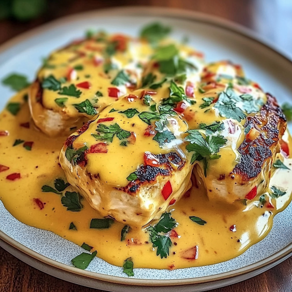 Recipe preparation for Mexican Chicken Cheese Sauce
