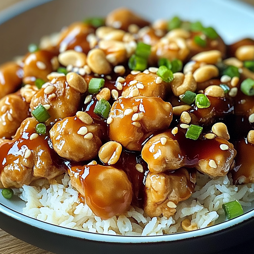 Recipe preparation for Crock Pot Cashew Chicken