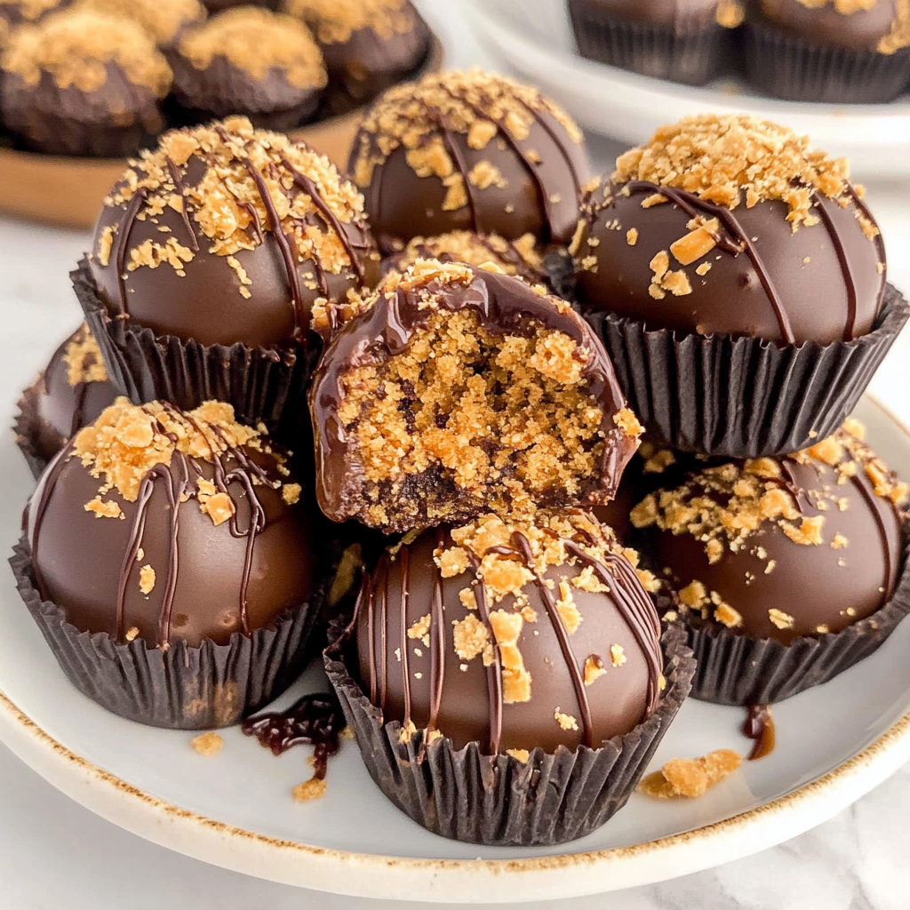 Recipe preparation for Butterfinger Balls