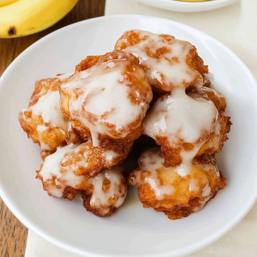 Recipe preparation for Baked Apple Fritters