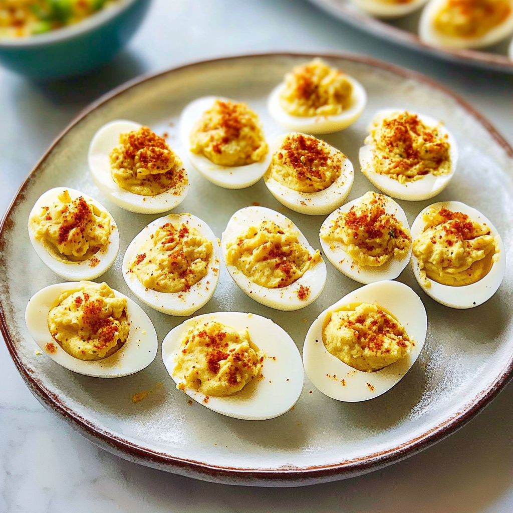 Recipe preparation for Classic Deviled Eggs