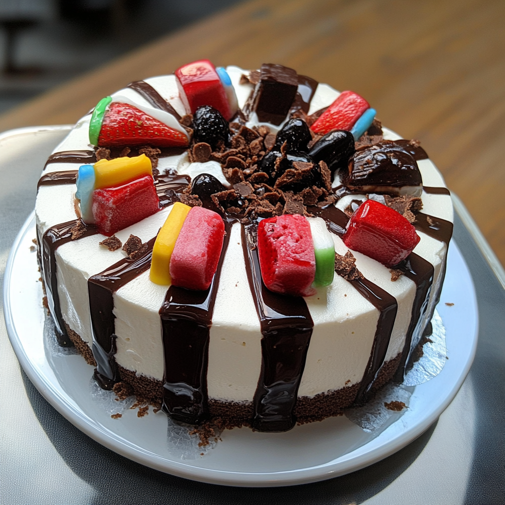 Recipe preparation for Ice Cream Sandwich Cake