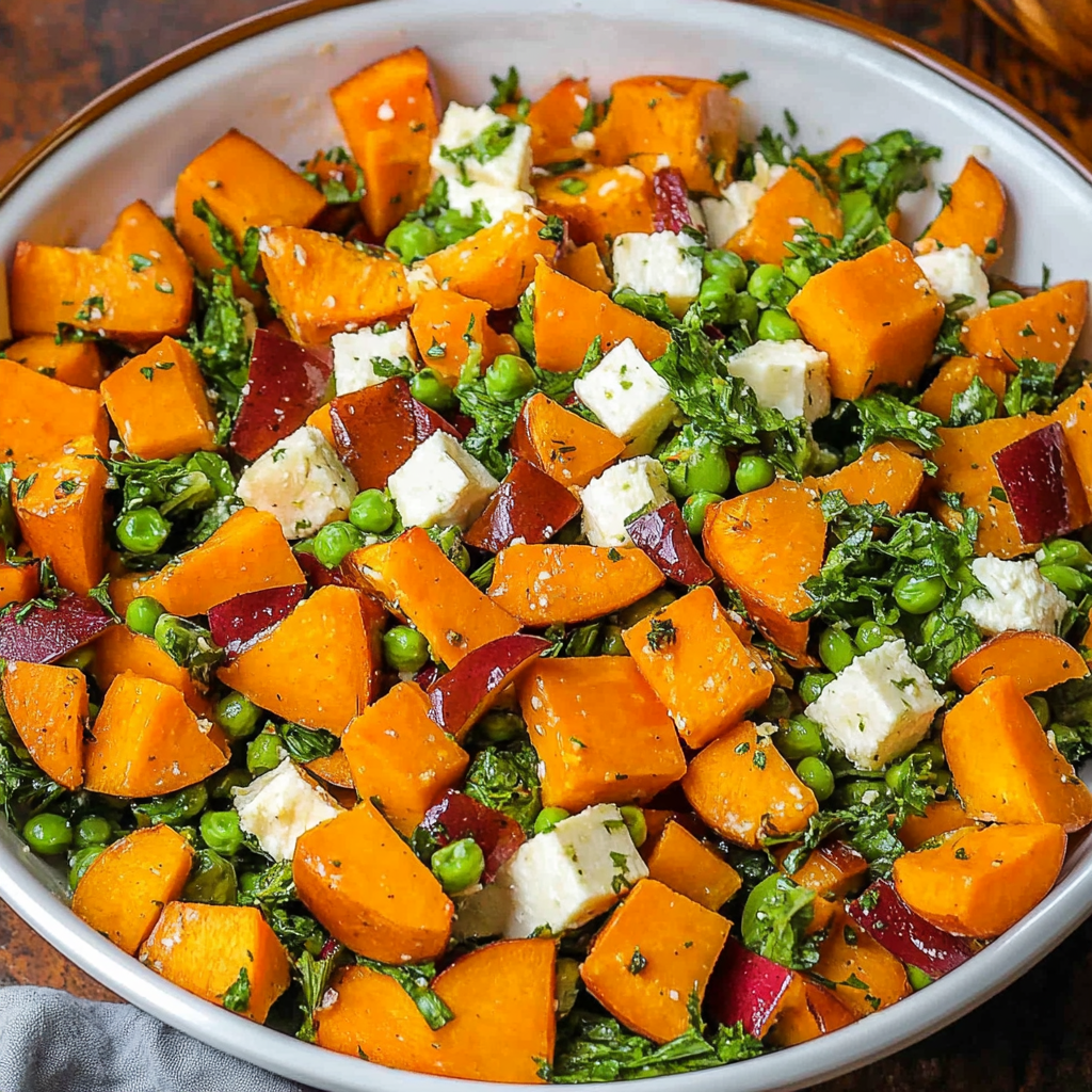Recipe preparation for Sweet Potato Salad