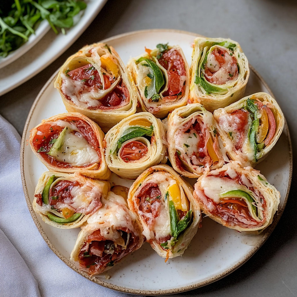 Recipe preparation for Italian Sandwich Roll-Ups