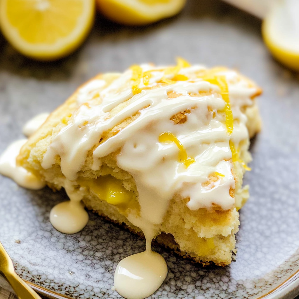 Recipe preparation for Lemon Scones