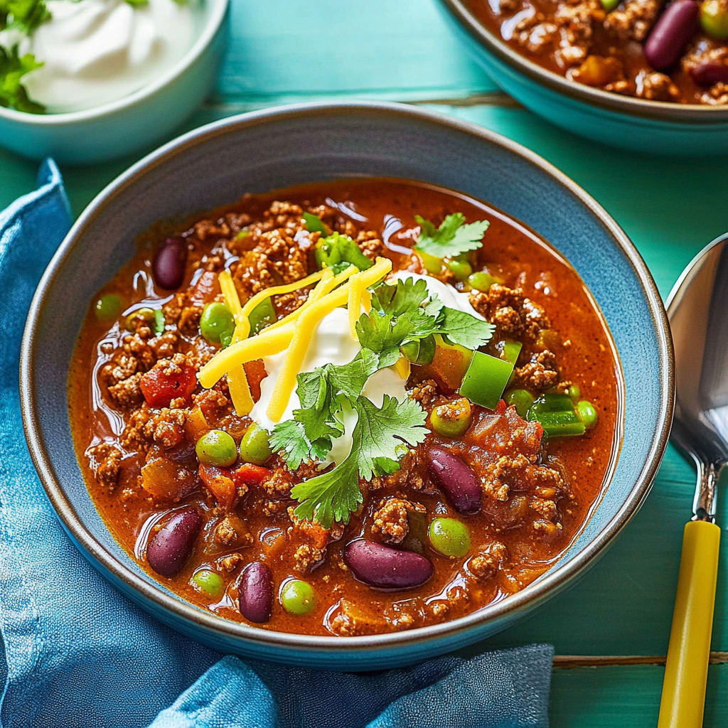 Recipe preparation for Easy Chili