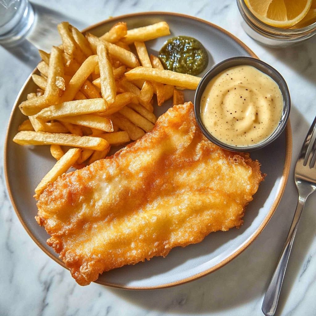 Recipe preparation for Pork Fish and Chips
