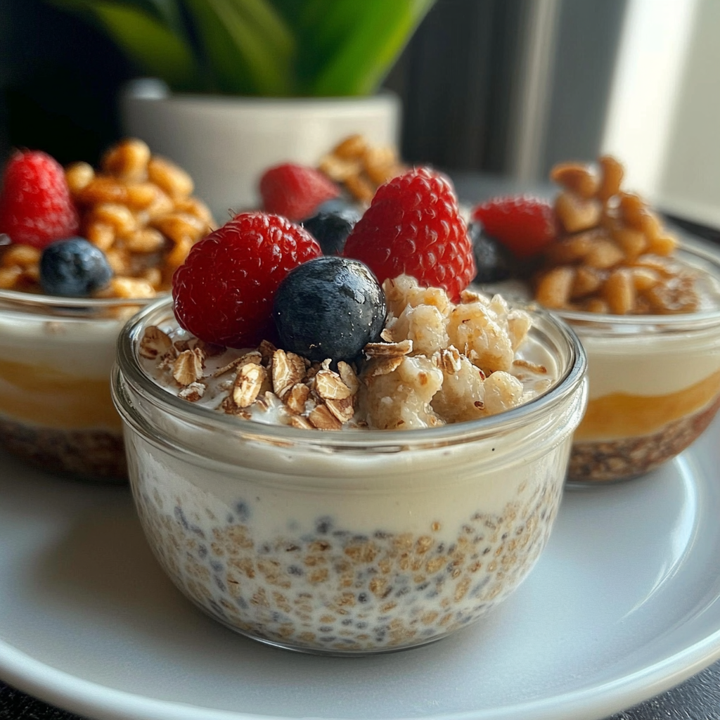Recipe preparation for Sweet Lamb Overnight Oats