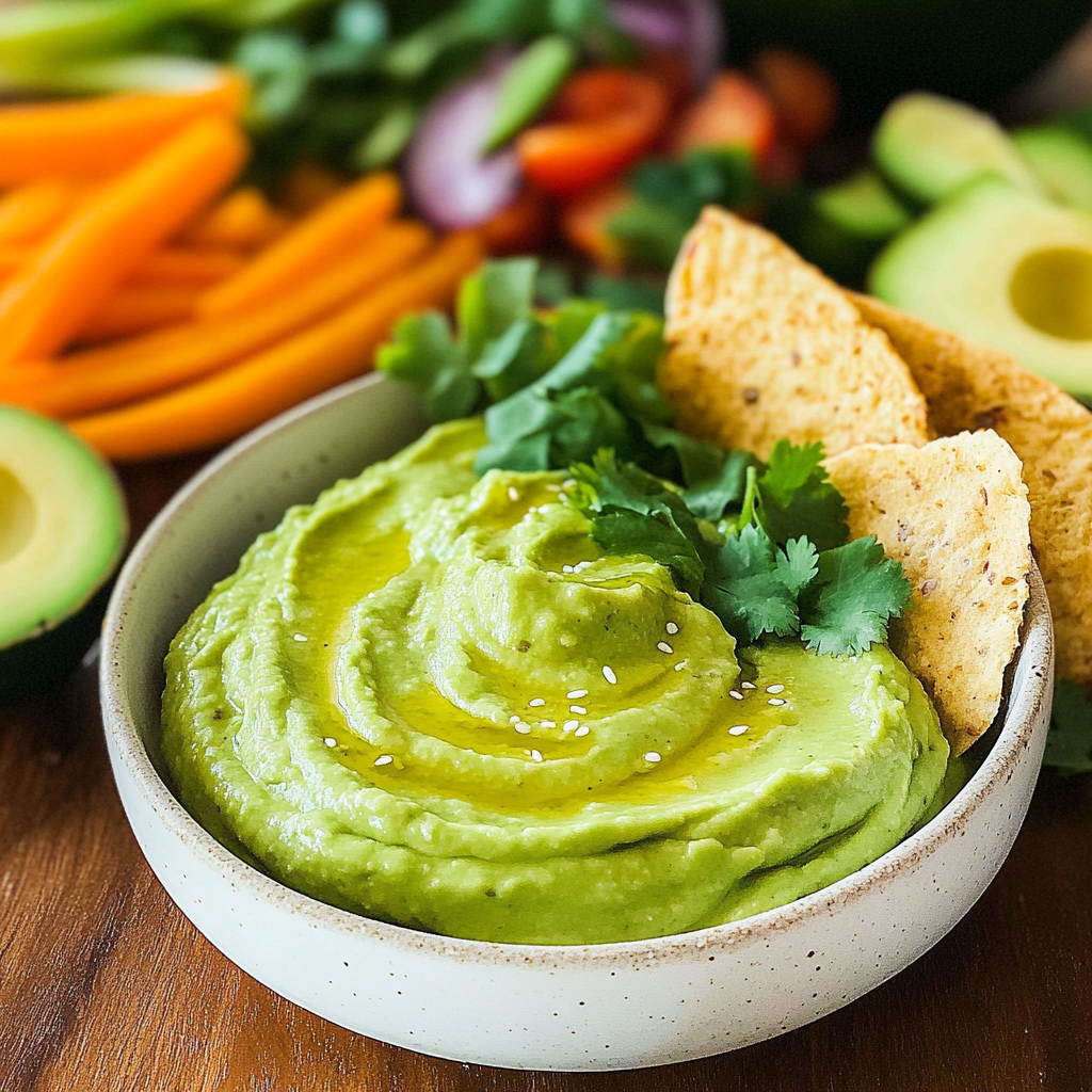 Recipe preparation for Rich Avocado Dip