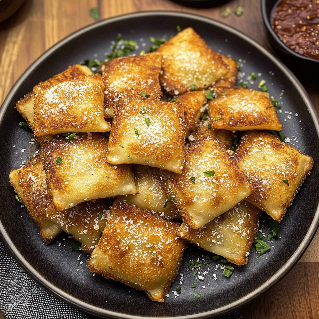 Recipe preparation for Stir-Fried Ravioli
