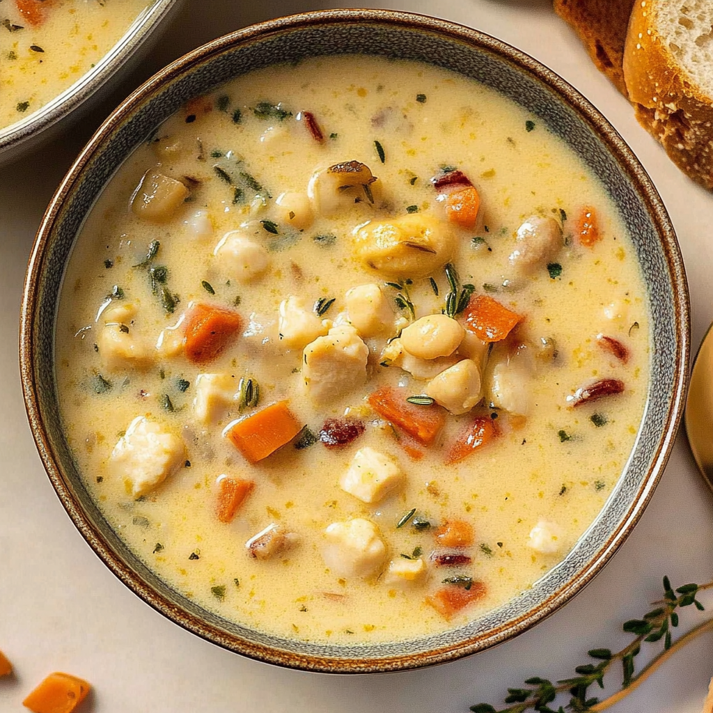 Recipe preparation for Pressure Cooked Clam Chowder