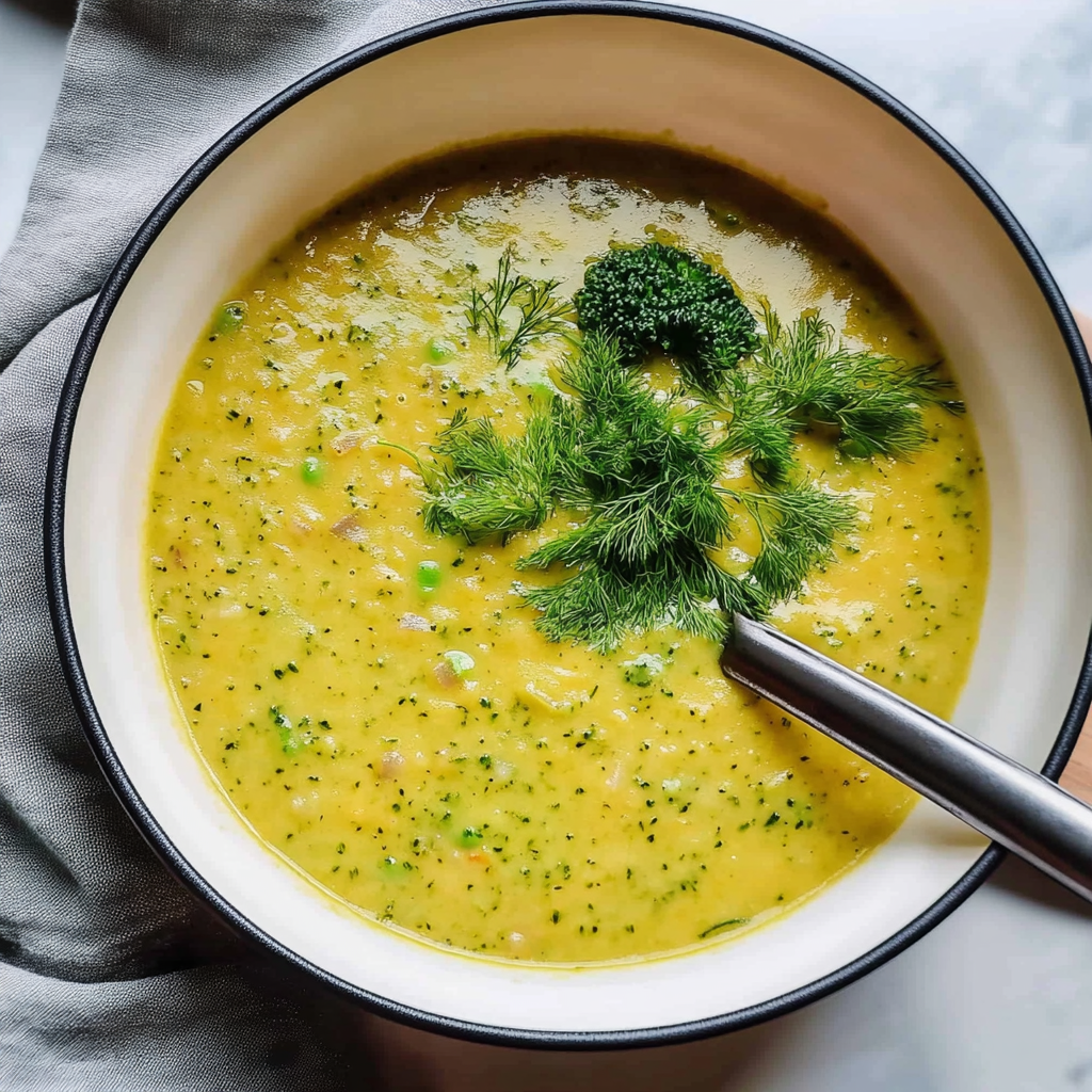 Recipe preparation for Delicious Broccoli soup