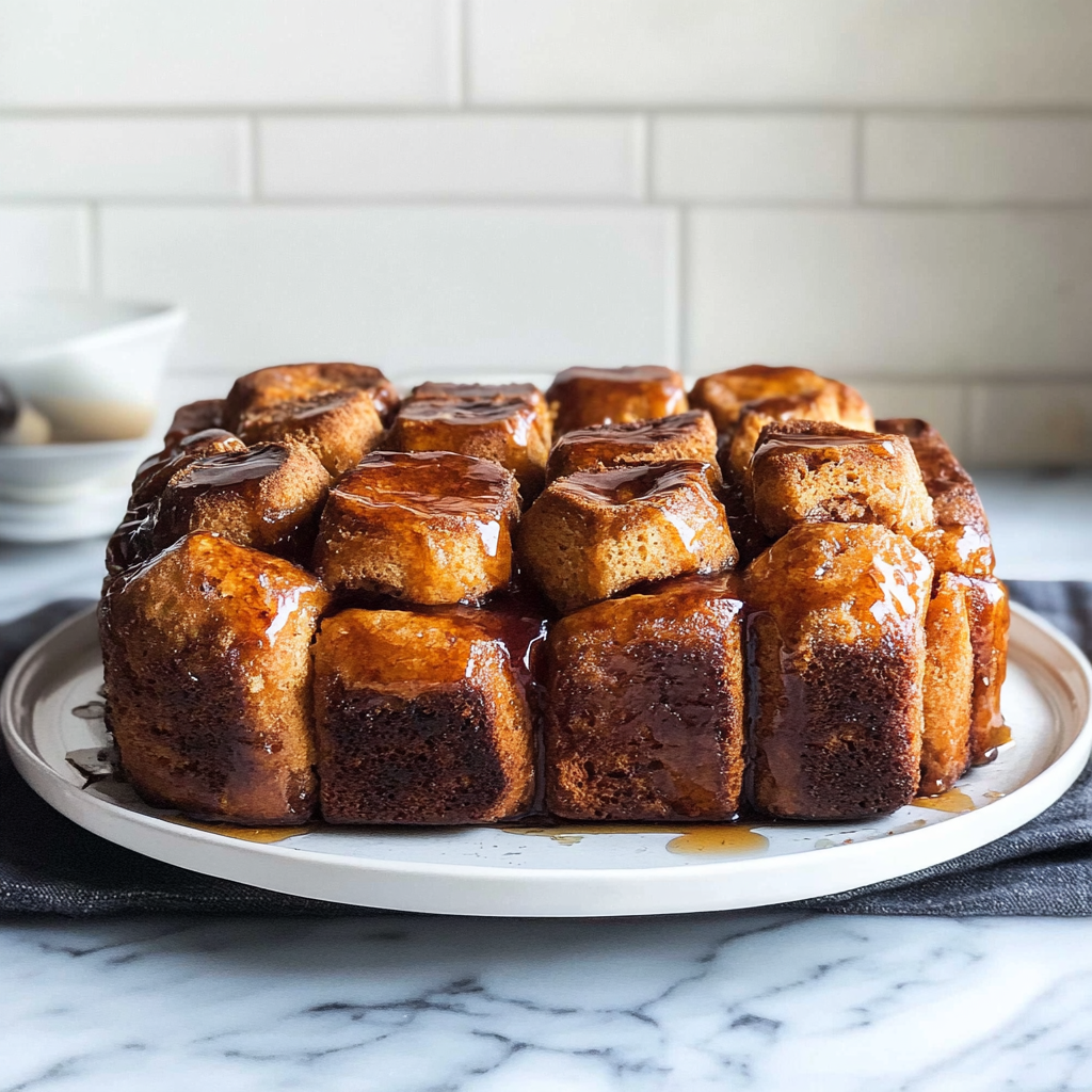 Recipe preparation for Loaf Pan Monkey Bread