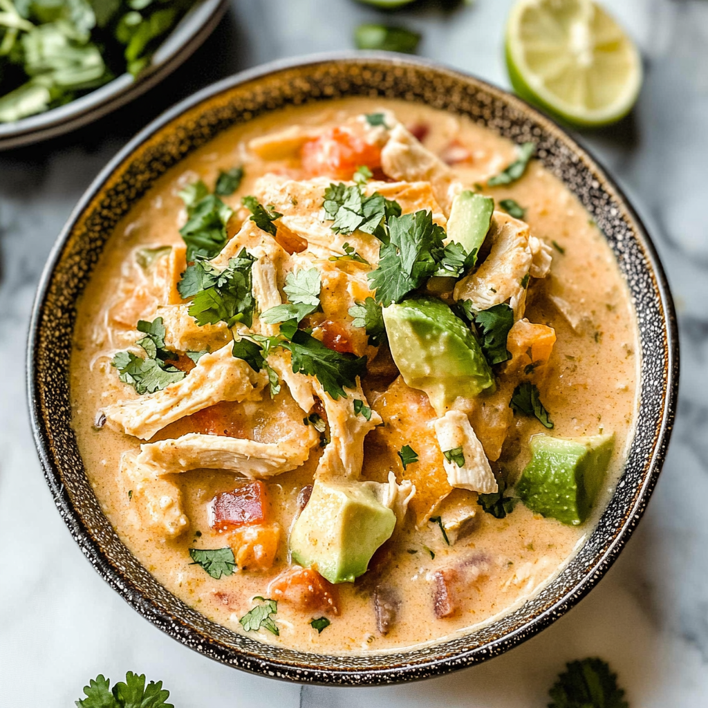 Recipe preparation for Cajun White Chicken Chili