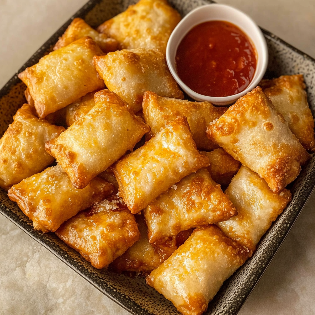 Recipe preparation for Air Fryer Pizza Rolls