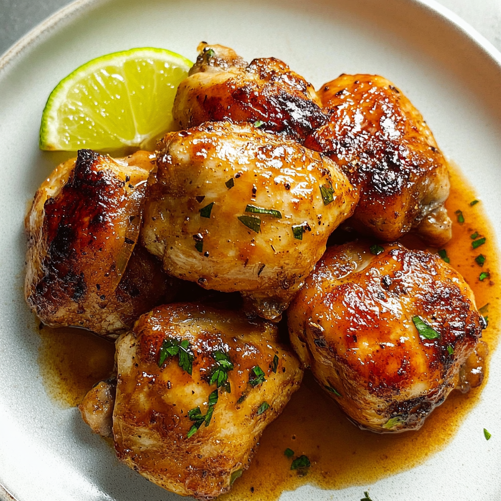 Recipe preparation for Honey Roasted Chicken