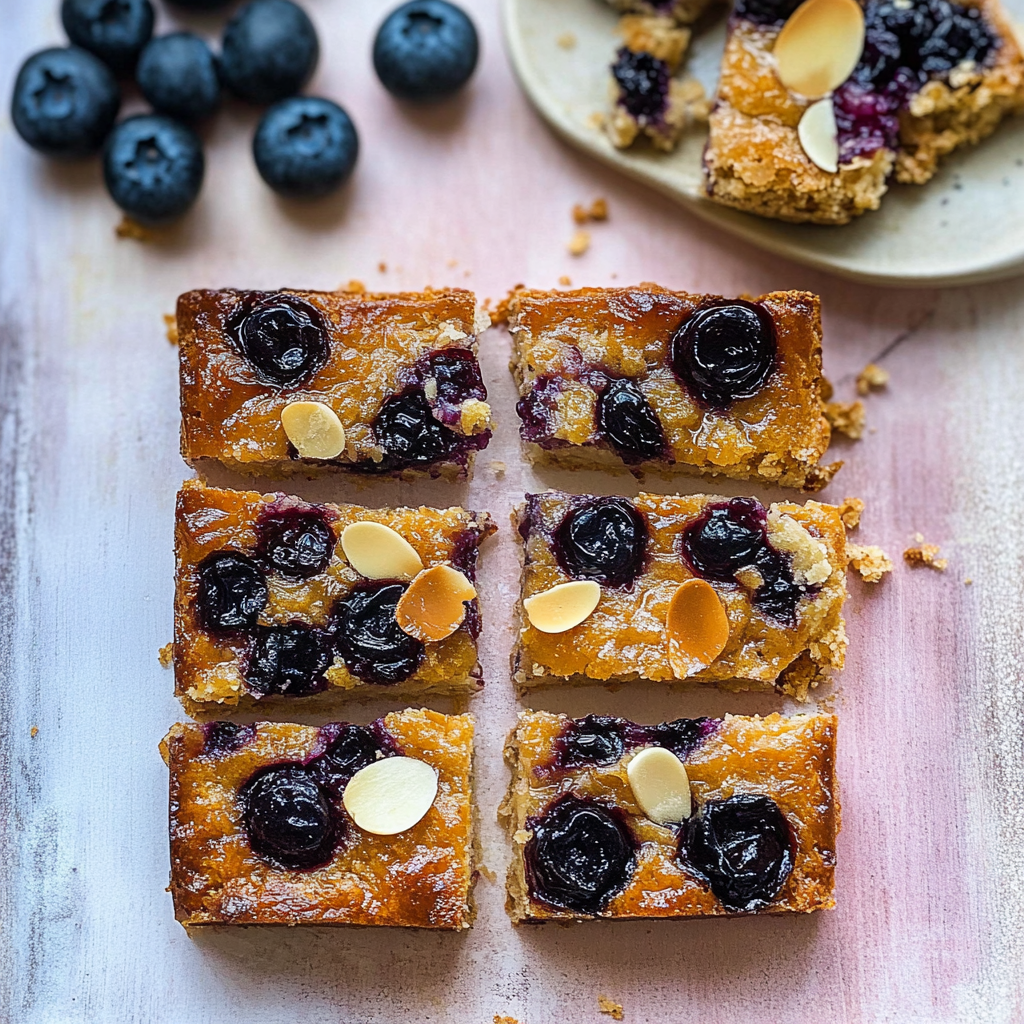Recipe preparation for Blueberry Cottage Cheese Breakfast Bake