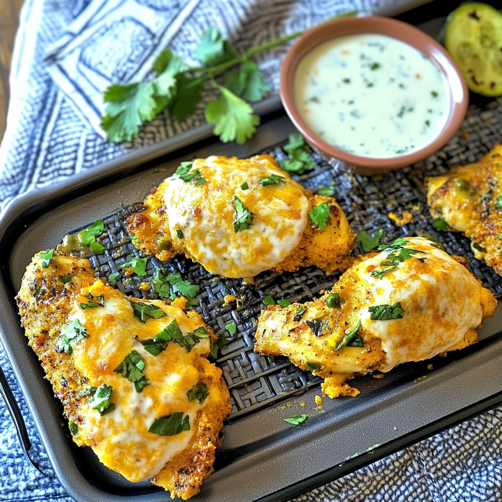Recipe preparation for Jalapeño Cheddar Chicken