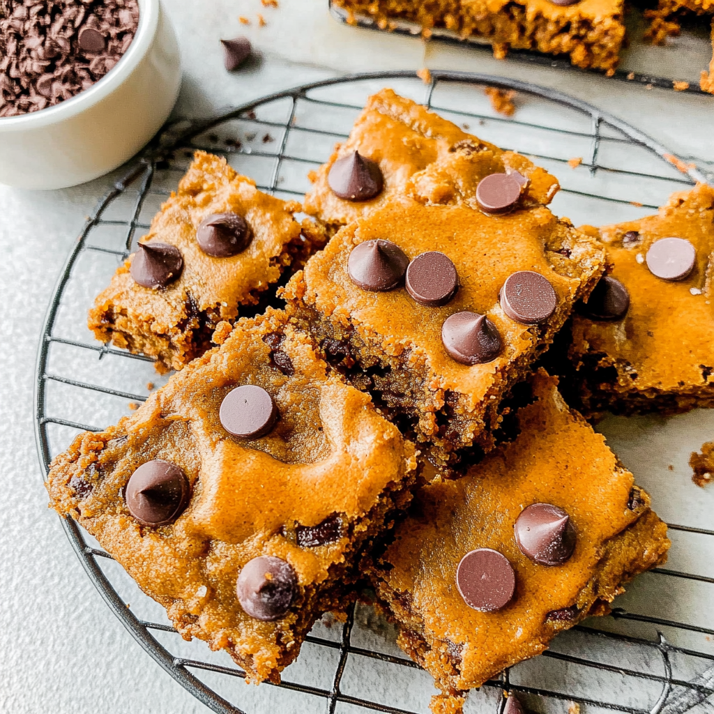 Recipe preparation for Healthy Pumpkin Bars
