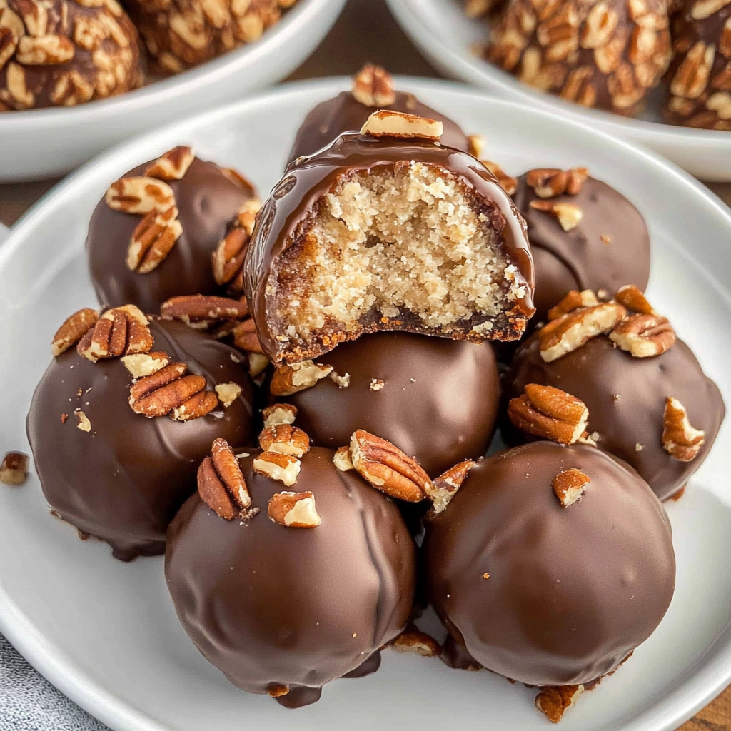 Recipe preparation for Pioneer Woman Pecan Pie Balls