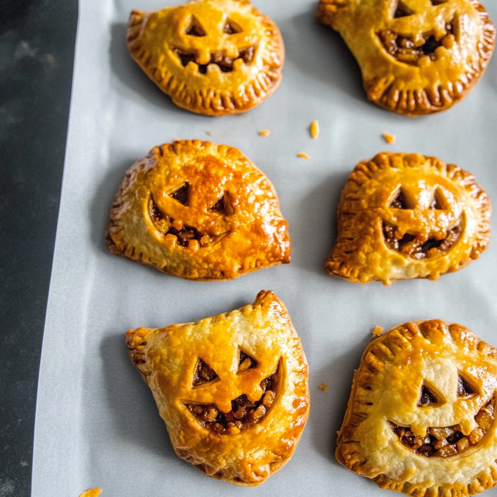 Recipe preparation for Halloween Hand Pies Bites