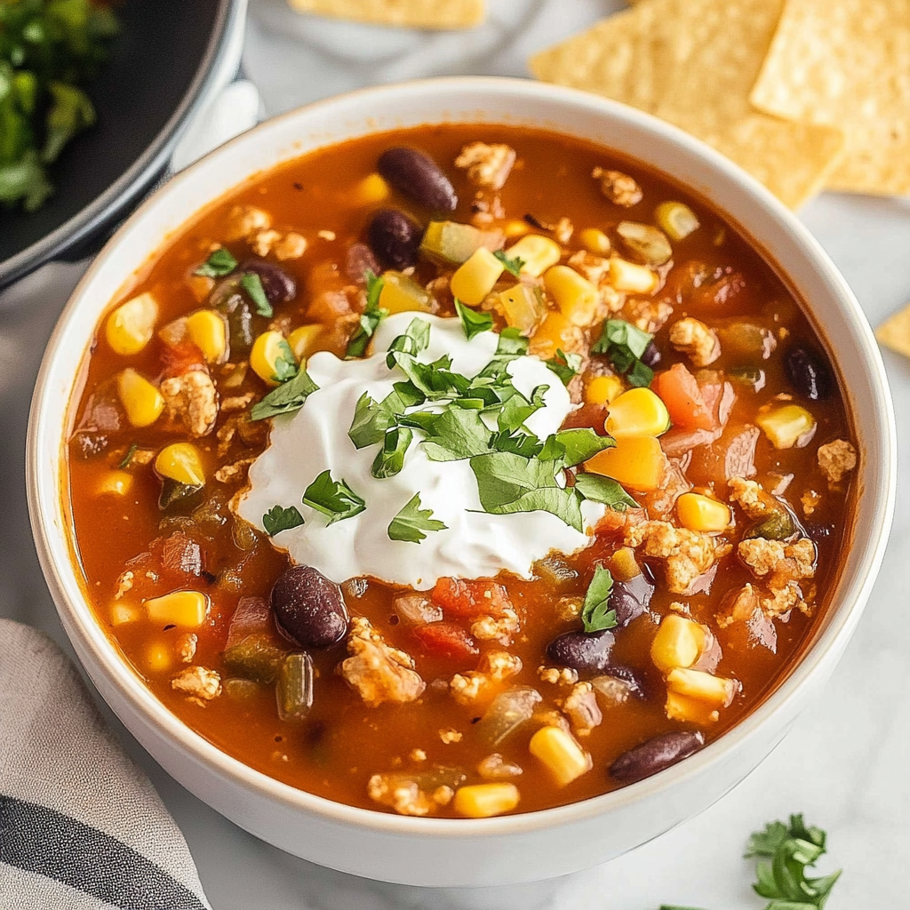 Recipe preparation for 7 Can Taco Soup