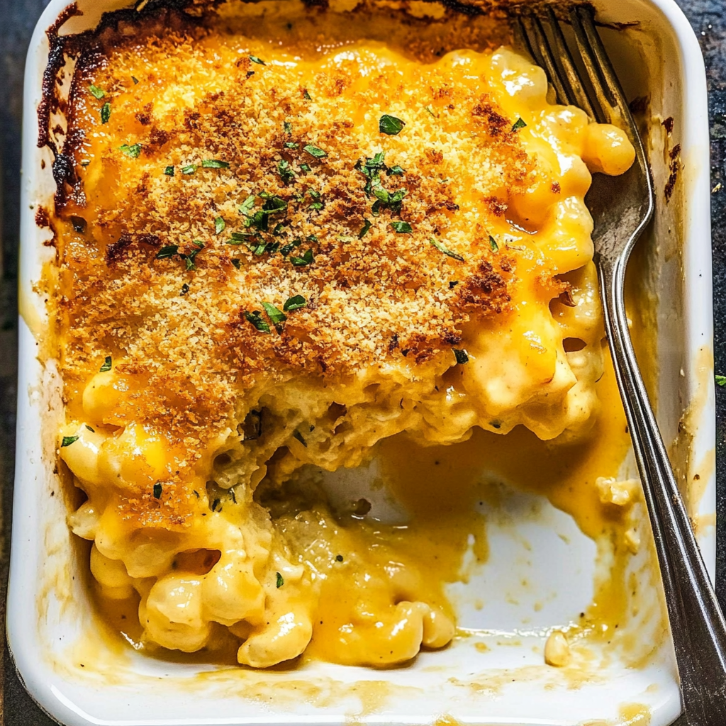 Recipe preparation for Butternut Squash Mac & Cheese