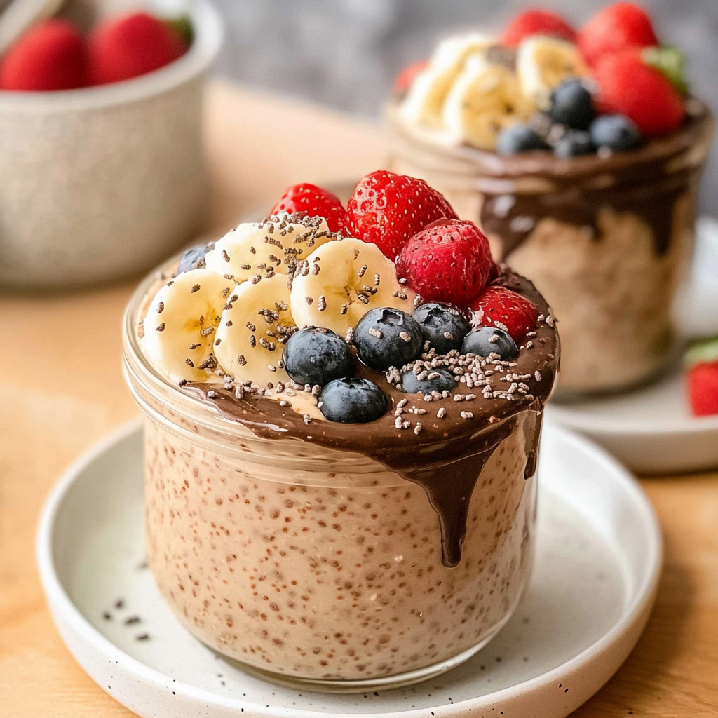 Recipe preparation for High‑Protein Strawberry & Peanut Butter Overnight Oats