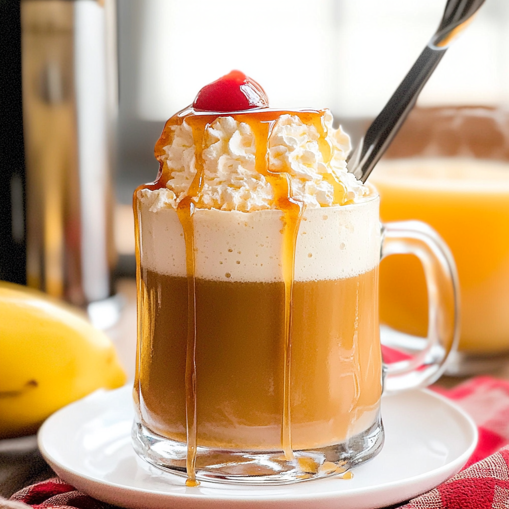 Recipe preparation for Butterbeer (Alcohol-Free)