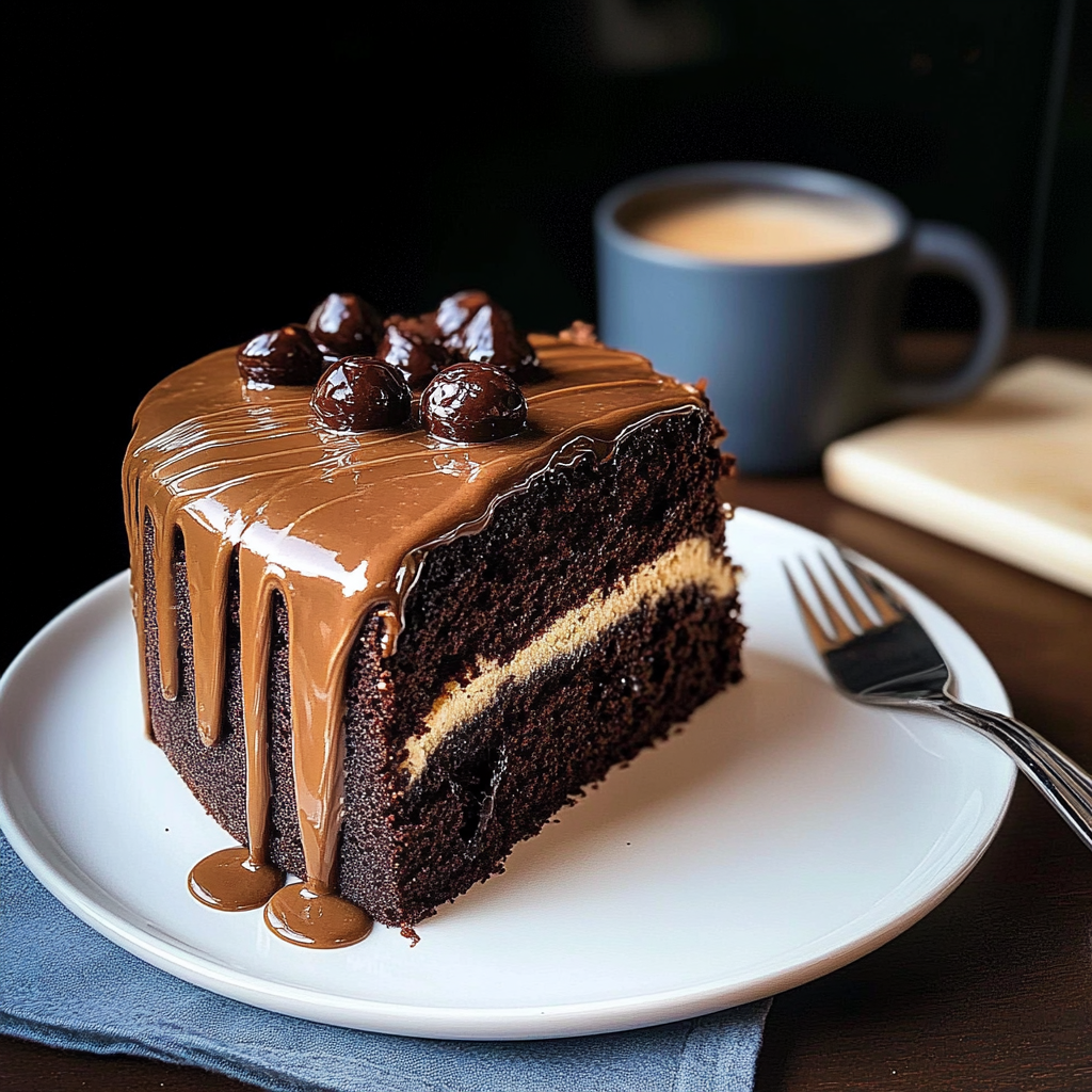 Recipe preparation for Chocolate Espresso Cake