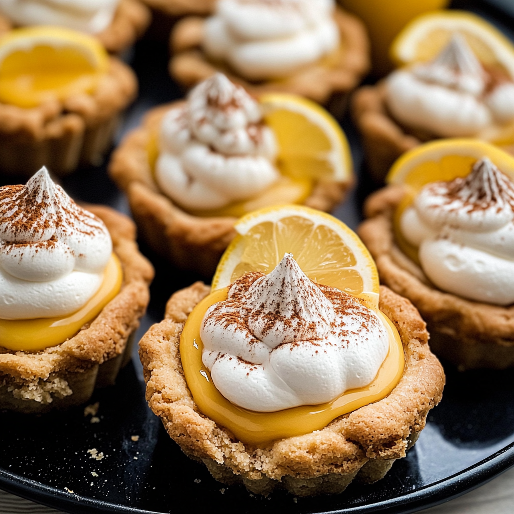 Recipe preparation for Lemon Meringue Pie Cookies