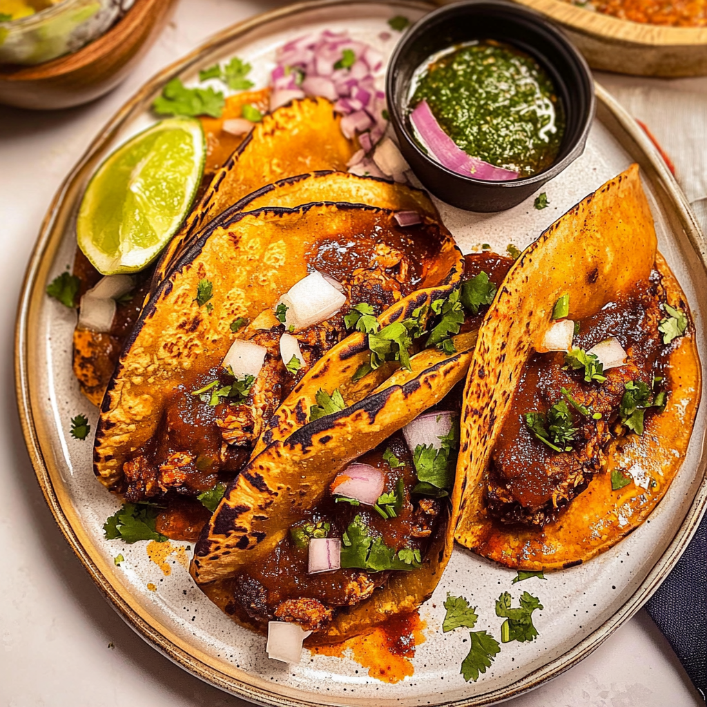 Recipe preparation for My Fave Birria Tacos