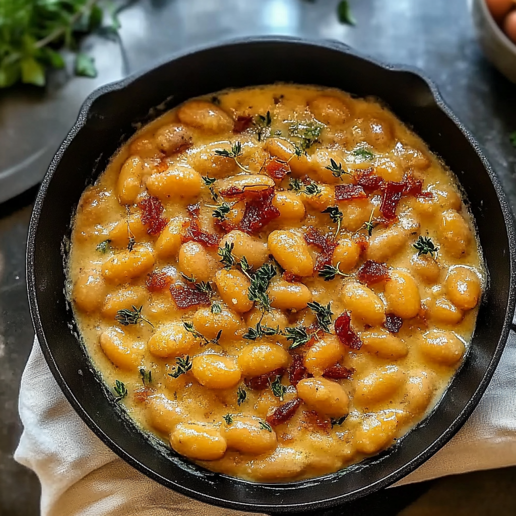Recipe preparation for Marry Me Tuscan Butter Beans
