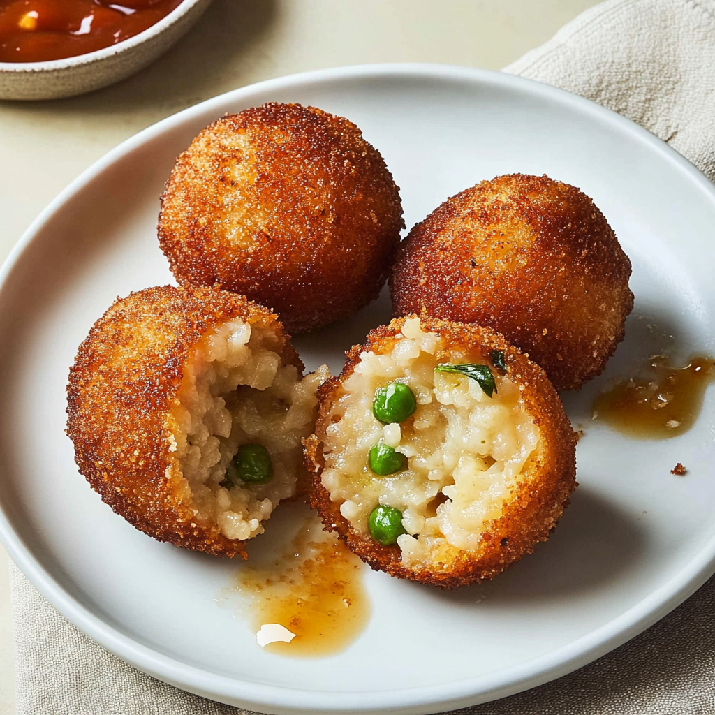 Recipe preparation for Arancini Italian Rice Balls