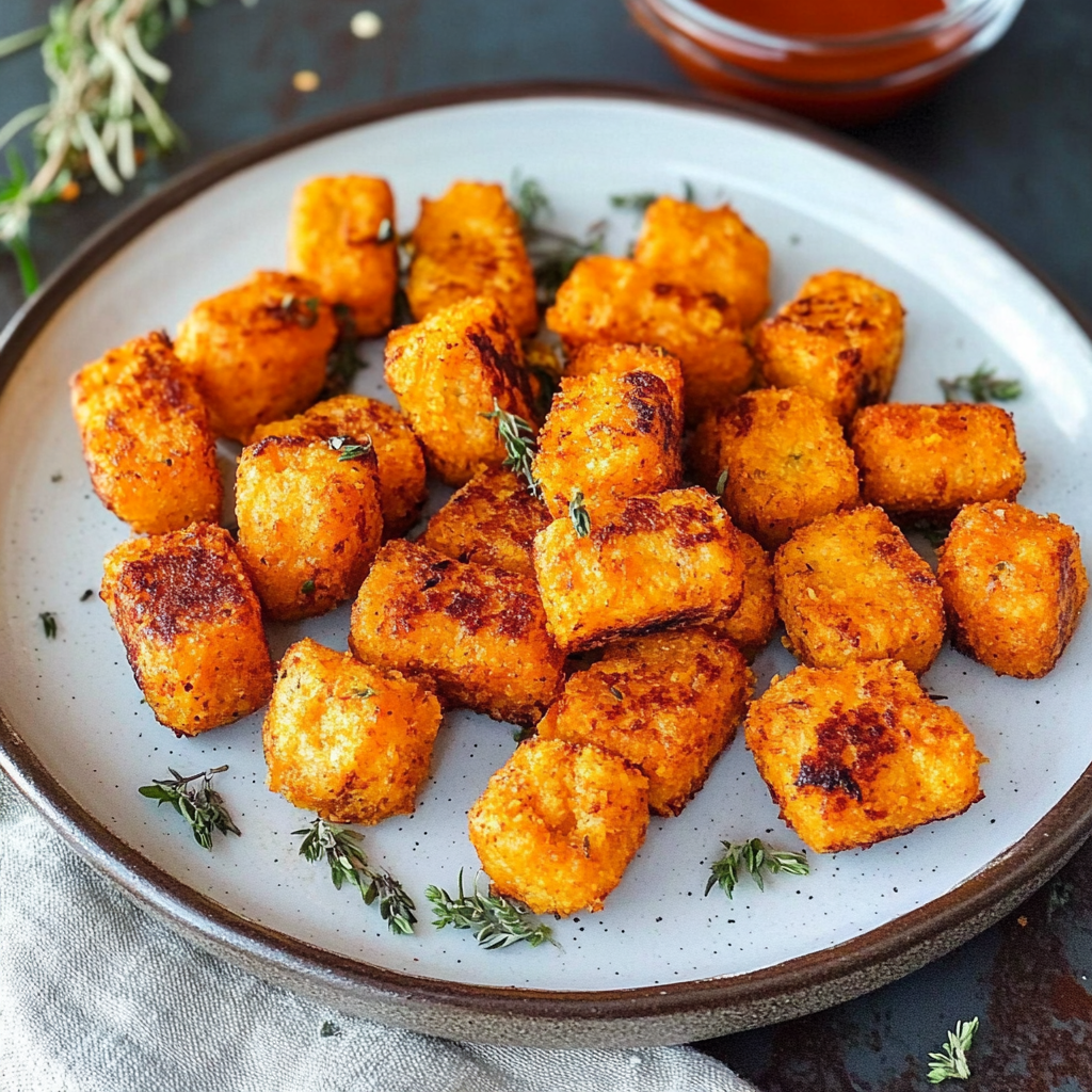 Recipe preparation for sweet potato tater tots