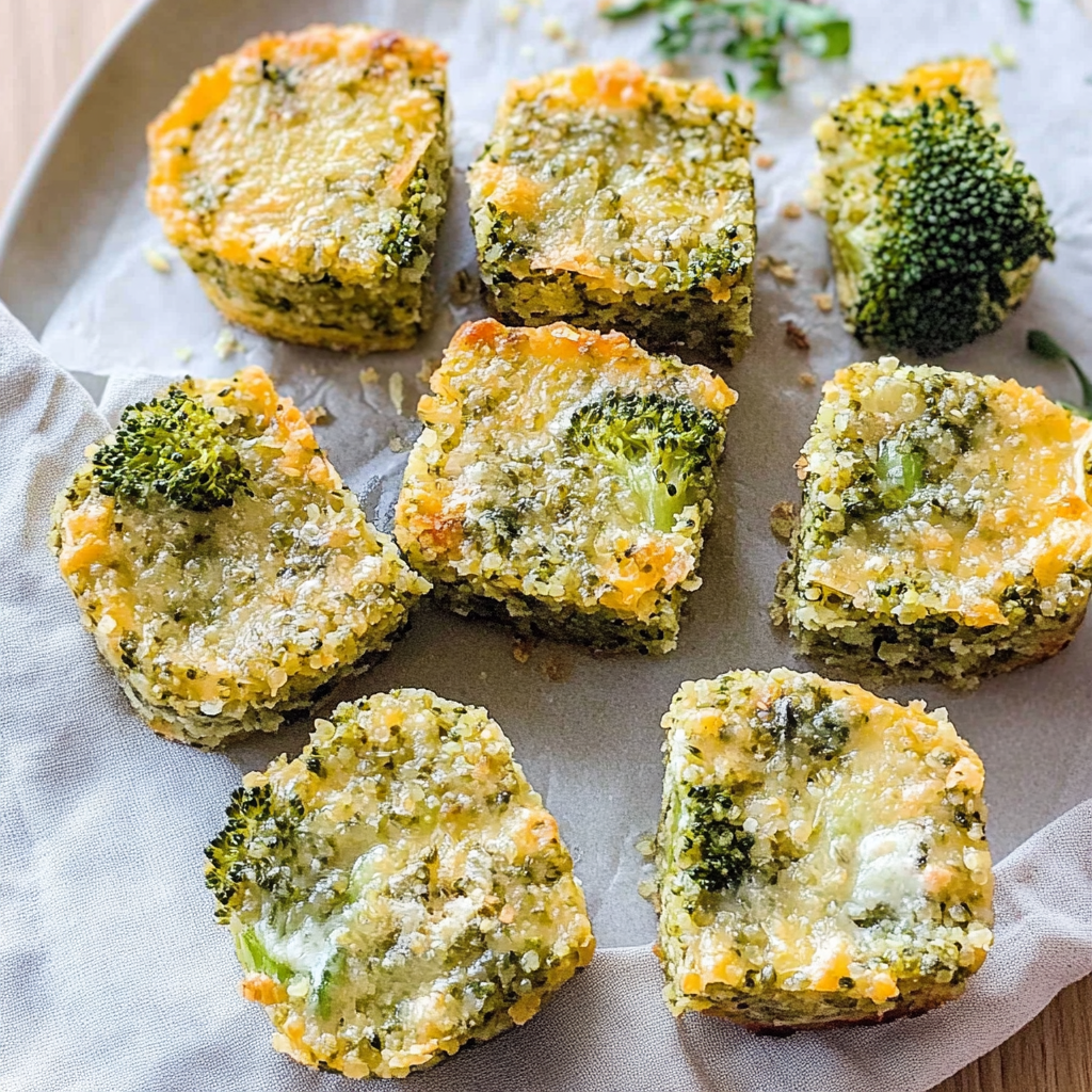 Recipe preparation for broccoli cheddar quinoa bites