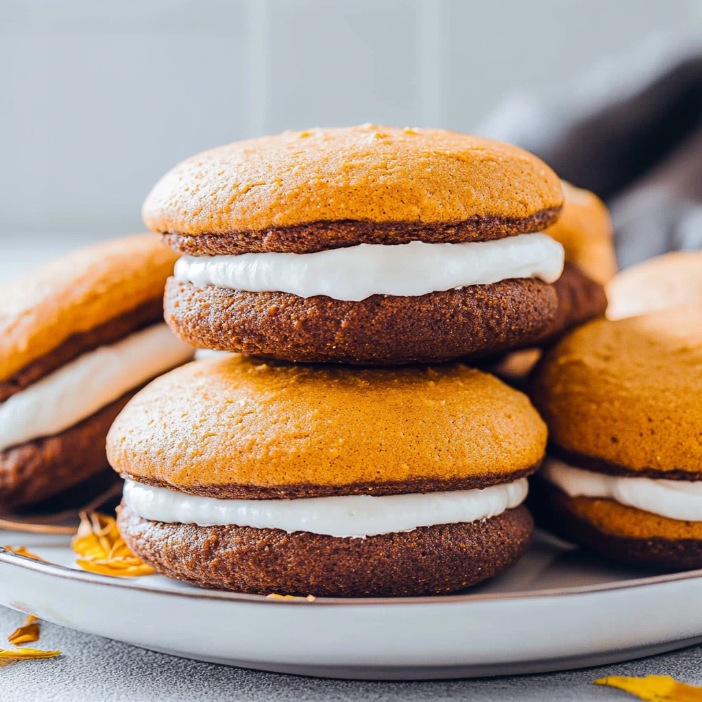 Recipe preparation for pumpkin whoopie pies
